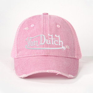 Cappellino da Baseball Ricamato <span class=keywords><strong>Yon</strong></span> Dutch Hole Retrò Regolabile Primavera-Estate Casual Unisex Cappello da Sole 100% Cotone Denim <span class=keywords><strong>a</strong></span> 5 Pannelli 3D - Product Image 2