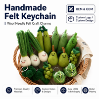 Op maat gemaakte handgemaakte wollen vilt speelgoed promotionele cadeaus rechtstreeks van de fabriek op maat gemaakte speelgoedproject ontwikkeling bulkbestelling snelle respons