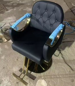 Chaise de coiffure réglable et rotative en PU pour salons de coiffure - Product Image 2