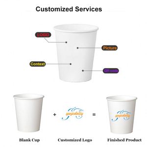 Gobelets à café en papier jetables personnalisés avec logo, impression intégrale, 8oz, 12oz, 16oz, vente en gros - Product Image 5