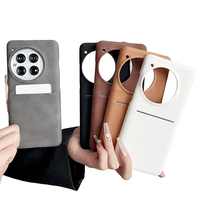Étui en PU+PC avec insert pour carte pour OnePlus 13 ACE3pro 11R avec design rétro professionnel, housse de téléphone portable, sac Opp