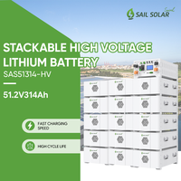 Module de batterie haute tension Sail Solar 51,2 V empilable pour système d'énergie solaire industrielle Ess