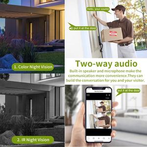 Vente en gros Tuya Smart Life 8MP <span class=keywords><strong>4K</strong></span> PTZ Tuya détecteur de mouvement système de sécurité domestique Mini WIFI CCVT caméra intérieure - Product Image 5