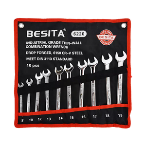 Factory Custom Hand Tools High Quality Chrome Vanadium Steel 20 Piece Open End Combination <strong>Wrench</strong> <strong>Set</strong> - Product Image 2