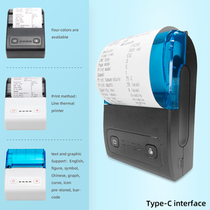 Nhà máy máy tính di động với không dây <span class=keywords><strong>Bluetooth</strong></span> máy in scan mã nhiệt thẻ không khí Vé máy in - Product Image 3