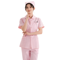 Ensembles séparés d'uniformes d'infirmière - Modèle léger d'été à manches courtes pour femmes, idéal pour les dentistes et les hôpitaux