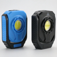 Mini petit porte-clés de poche portable rechargeable extérieur étanche camping inspection magnétique cob lampe de poche led lampe de travail