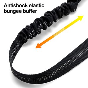 Reflective <strong>Breakaway</strong> Alloy Dog Seat Belt Leash Pet Car Cushion Tension Puppy Harness Collar Safety Vehicle Travel Made <strong>Rope</strong> - Product Image 4