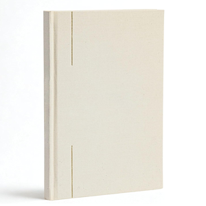 Agenda Premium de Tapa Dura con Lino, Páginas con Cuadrícula de Puntos, Bolsillo, Diseño Plano, Reflexión, Autocrecimiento, Vida Consciente - Product Image 1