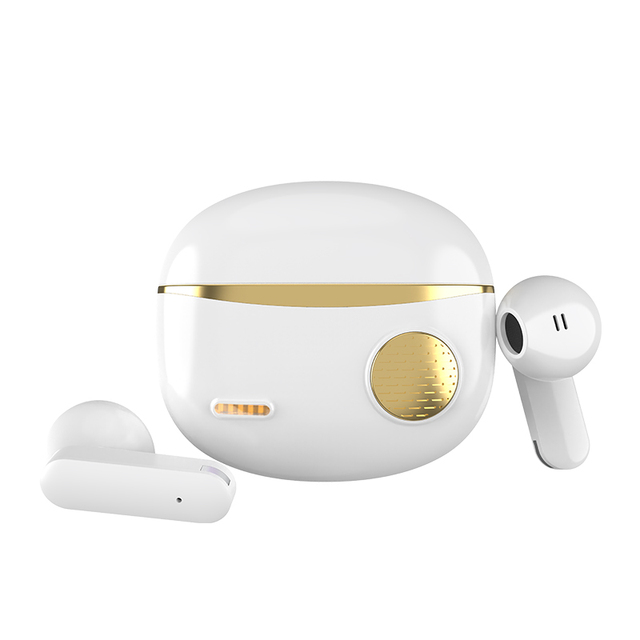 Sport TWS Earphone Headset Mini 5.3 BT Wireless Earbuds with Mic Non-Noise Cancelling Sport Headphones Playing About 5 Hours