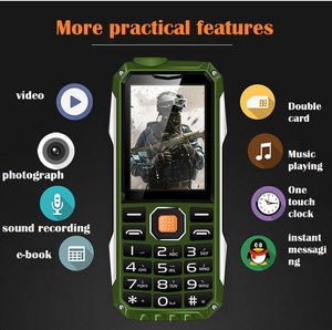 NEW <span class=keywords><strong>Triple</strong></span> <span class=keywords><strong>Proofing</strong></span> Pin Lớn Đèn Pin 2 Gam Tính Năng Điện Thoại GSM Dialer Bàn Phím Sinh Viên Điện Thoại Di Động Mini Điện Thoại Người Già - Product Image 4