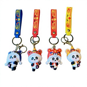 New Creative Eco-friendly Silicone Rubber Keychain Children's School Pendant Cartoon Ultraman Cute Customized Design Huakai
