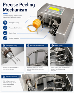 Compact Electric Fruit <b>Peeler</b> Automatic Stainless Steel <b>Apple</b> Orange Pear Peeling Machine with Digital Control - Product Image 4