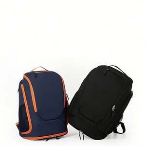 Sac de sport portable Oxford personnalisé avec logo pour tennis et pickleball, compartiment à chaussures séparé au bas, fermeture à cordon pour raquettes - Product Image 4