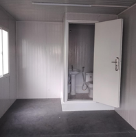 Maison modulaire conteneur détachable préfabriquée de 20 pieds Portable Flat Pack Mobile Tiny Office Home