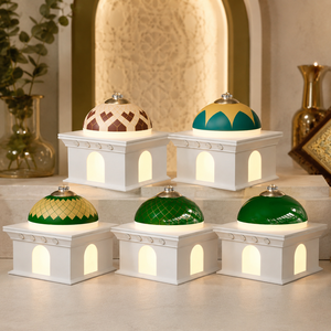 Haut-parleur Coran mural avec veilleuse LED, commande par bouton, lecteur Coran numérique rechargeable, cadeau islamique décoratif pour la maison - Product Image 1