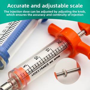 सूअरों के लिए निर्यात-प्रकार पशु चिकित्सा इंजेक्शन सिरिंज प्लास्टिक स्टील बीकर पशु भेड़ टीके सुई उपकरण - Product Image 2