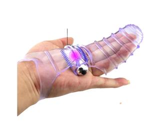 ชุดกระตุ้นอารมณ์แบบสั่นสะเทือนสำหรับผู้ชาย พร้อมปลอกครอบอวัยวะเพศชาย ของเล่นเซ็กส์สำหรับคู่รัก - Product Image 1