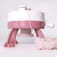 Mini machine à tricoter et à coudre DIY pour enfants, métier à tisser intelligent pour écharpes, chapeaux, chaussettes et la réparation de vêtements, outil éducatif