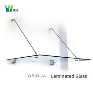 Techo de Cristal Laminado Transparente para Exteriores, Toldo de Seguridad para Techos Planos, <span class=keywords><strong>Precio</strong></span> Competitivo para Escaleras y Almacenes - Product Image 1