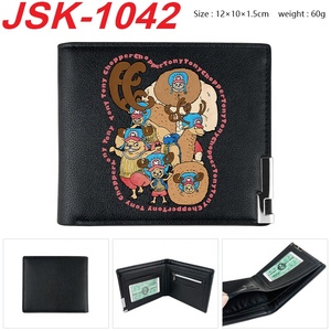 Cartera de Cuero Plegable con Hebilla Metálica de Anime <span class=keywords><strong>One</strong></span> <span class=keywords><strong>Piece</strong></span>, para Guardar Tarjetas de Identificación, Tarjetas Bancarias y Otras Tarjetas, Bolso Pequeño - Product Image 5