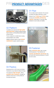 子供子供子供子供用屋外遊園地遊園施設プラスチックスライド - Product Image 4