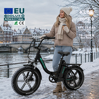 Vélo électrique pliable KOOLUX KL6S 48V 15.6Ah 20 pouces avec pneus larges, autonomie de 100 km, frein à disque, homologué TUV pour la route, entrepôt Pays-Bas