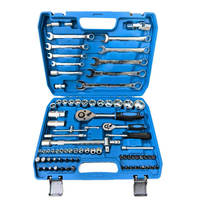 Juego de Herramientas de Reparación de Automóviles de Acero al Carbono de Alta Calidad OEM de 108 Piezas, Juego de Llaves de Trinquete de 94 Piezas, Kit de Herramientas de 82 Piezas con Estuche Rígido