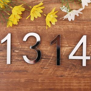 10cm Home Decoration Acrylic Mirror <b>Letters</b> EVA Arabic Numerals <b>Letters</b> Decoration Creative <b>Wall</b> Stickers - Product Image 3