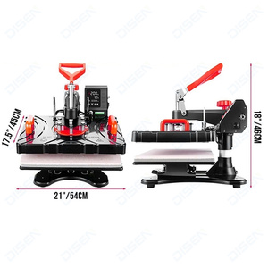 Presse à Chaud Combinée 11-en-1 à <span class=keywords><strong>Prix</strong></span> Abordable et de Haute Qualité pour Transfert sur Tasses, T-shirts, Stylos et Casquettes – Modèle P8100-5-en-1, 6-en-1, 8-en-1 - Product Image 6