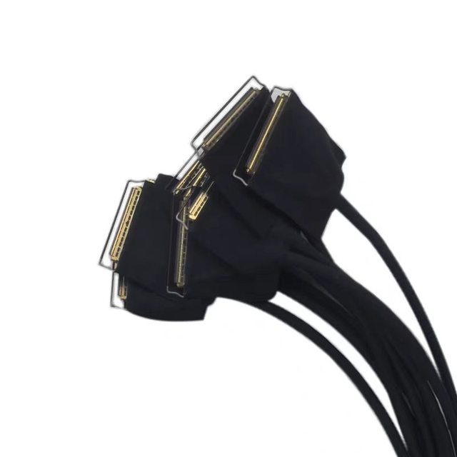 40-pin to 30-pin Coaxial EDP Screen Cable with PVC Jacket and Copper Conductor for 4K to 1080P 2K LCD Screen 4-lane to 2-lane
