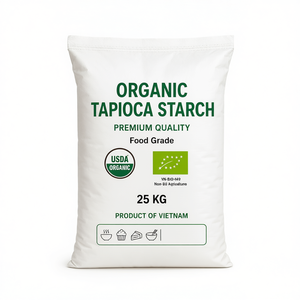 แป้งมันสำปะหลังออร์แกนิก 25 กก. เกรดอาหาร ได้รับการรับรองจาก USDA สำหรับทำซอส ผลิตภัณฑ์จากเวียดนาม - Product Image 3