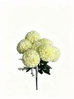 Orchidée artificielle en mousse à 5 têtes, fausse fleur pour la décoration de la maison, de la table, des mariages, bouquet floral de simulation