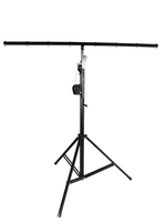 Soporte de Iluminación para Escenario, Portátil, Modular, de Aluminio Ligero, con Manivela, Altura Ajustable, Barra Transversal para Interiores/Exteriores, 60 kg
