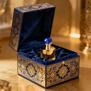 リジッドベルベットジュエリー香水ボックスギフトボックスリジッドペーパーボード引き出しボックスリジッドボックス香水用ミニ香水ボックス - Product Image 2