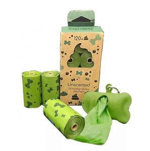 RDY Custom Label Biodegradable <b>Compostable</b> Degradable Dog Waste Disposal Bags Cornstarch Pet Poop Bag Dog Poop Bag for Dog - Product Image 2