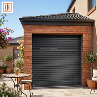 Portes enroulables en aluminium isolées à haute efficacité énergétique, portes de garage enroulables électriques