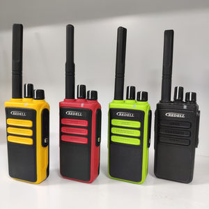 Redell Portable UHF <span class=keywords><strong>Radio</strong></span> bidirectionnelle talkie-walkie 20km longue portée avec écran rouge vert jaune noir équipement de garde de sécurité - Product Image 6