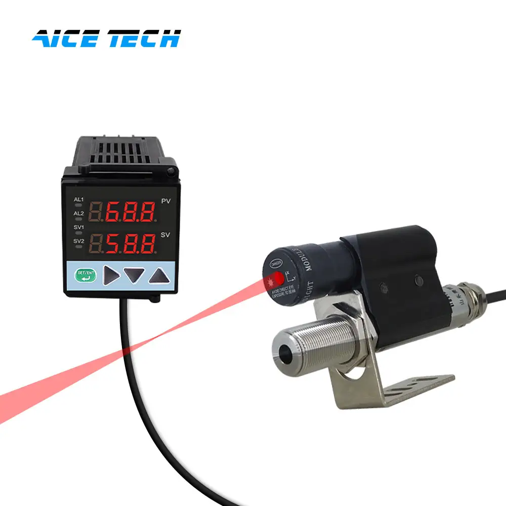 Aice Tech-termómetro infrarrojo profesional Industrial, sensor IR