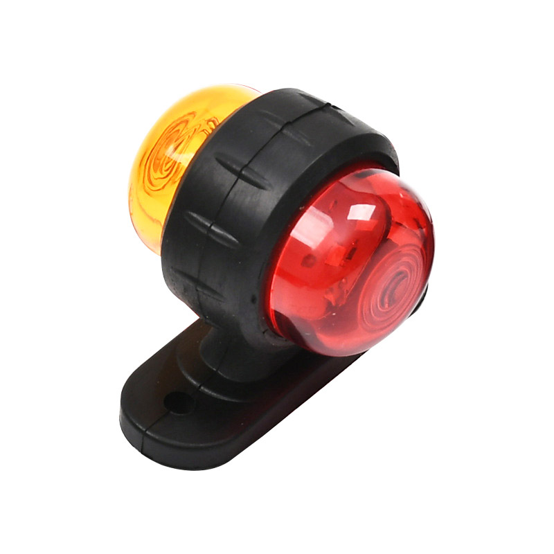 Round 2 Side Amber/Red LED Trailer Corner Light Kit with