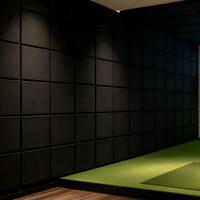 Solution d'insonorisation pour simulateur de golf commercial |   Panneaux muraux acoustiques anti-impact en gros pour club de golf