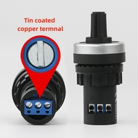 Potentiomètre de variateur de fréquence LA42DWQ-22 1k 2k 5k 10k Potentiomètre de variateur de vitesse variable 22mm
