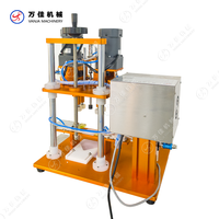 Machine semi-automatique de capsulage de table Machine semi-automatique de vissage de bouchon de bouteille en plastique PET de verre pour le vissage de couvercle