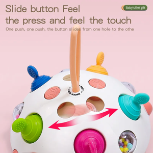 Vassoio per la stampa di iniziazione per l'iniziazione del giocattolo educativo del riccio <span class=keywords><strong>Montessori</strong></span> sensoriale per i <span class=keywords><strong>neonati</strong></span> in plastica di Silicone - Product Image 4