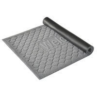Tapis antidérapant gaufré à chaud style Aubusson japonais, motif floral, en polyester avec envers en PVC noir, tapis à prix réduit pour la maison et les voyages