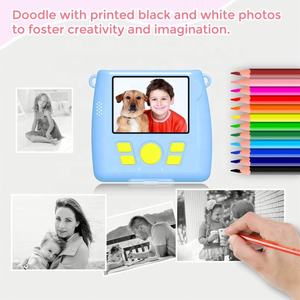 Mini caméra pour enfants, écran HD 1080P de 2,4 pouces, caméra d'action numérique portable pour enfants, imprimante photo intégrée, design tendance - Product Image 6