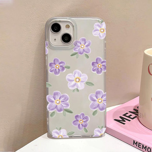 <span class=keywords><strong>Funda</strong></span> de teléfono con flores para <span class=keywords><strong>iPhone</strong></span> 16 15 14 <span class=keywords><strong>13</strong></span> 12 11 Pro Max <span class=keywords><strong>13</strong></span> <span class=keywords><strong>Mini</strong></span> 16 Plus <span class=keywords><strong>funda</strong></span> trasera de <span class=keywords><strong>piel</strong></span> sedosa delgada translúcida Fundas - Product Image 5