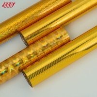 Rouleaux de feuille à estamper à chaud prêts à être expédiés, feuille argentée pour emballage de boîtes, estampage à chaud, feuille métallisée, papier holographique