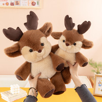 Boneka Rusa Lari Warna-Warni Ukuran Campur Isi Kapas PP Super Lembut 40-60cm Hadiah Ulang Tahun Liburan Pasangan Mesin Cakar Penghibur