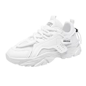 Men's Sporty Casual Lace-Up <b>Shoes</b>-Soft-Sole Sports Board Design Mesh Upper Breathable <b>Waterproof</b> Retro Light Weight All Seasons - Product Image 6